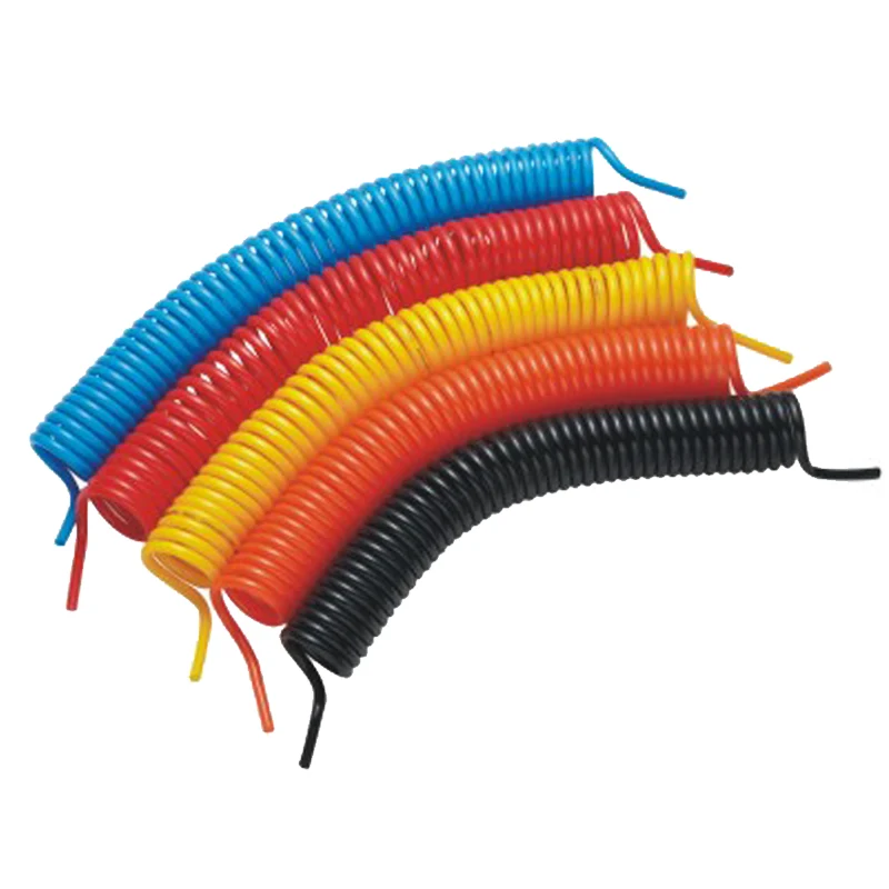 Coiled pneumatic tubing illustrating tubing options